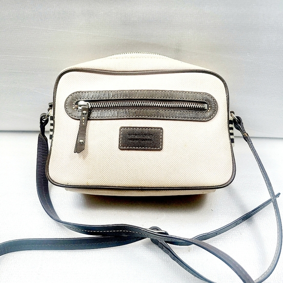 Burberry Canvas Leather Shoulder Bag - Picture 2 of 8